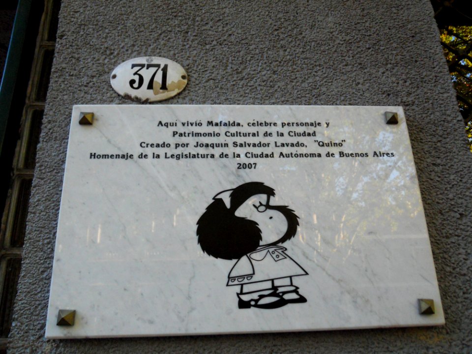 Placa Quino edificio