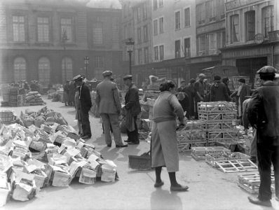 Place du vieux Marché, Le Havre, markt, Bestanddeelnr 190-0214