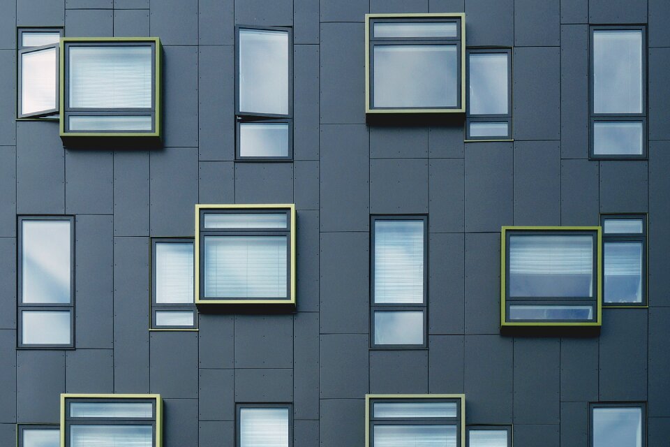 Windows modern facade