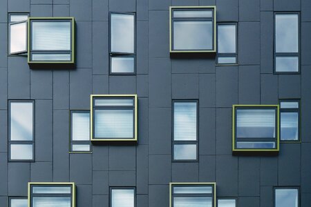 Windows modern facade photo