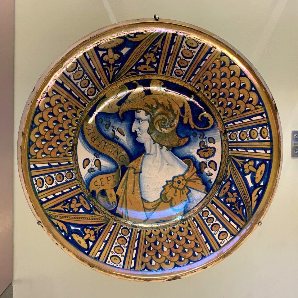 Plate at the National Museum of Scotland, photo 2