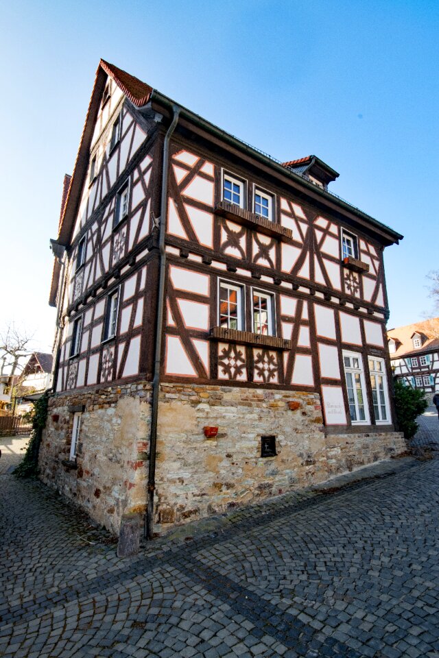 Historic center truss fachwerkhaus