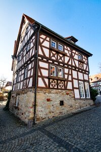 Historic center truss fachwerkhaus