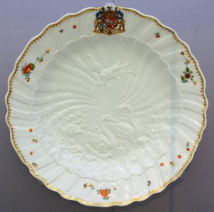 Platter from the Swan Service, Meissen, c. 1737-1741, hard-paste porcelain - California Palace of the Legion of Honor - DSC07674