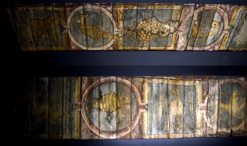 Plafond au bestiaire Musées de la Cour d'or Metz 29012017 06