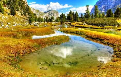Mountains rock alpine