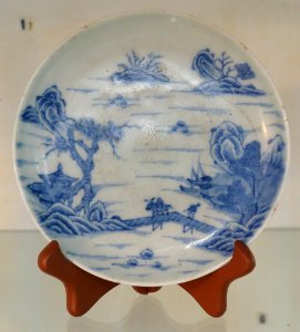 Plate from China, 1804 AD, ceramics - Museum of Vietnamese History - Ho Chi Minh City - DSC05831