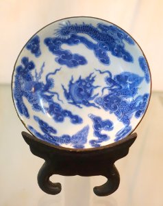 Plate from China, 18th century AD, ceramics - Museum of Vietnamese History - Ho Chi Minh City - DSC05813