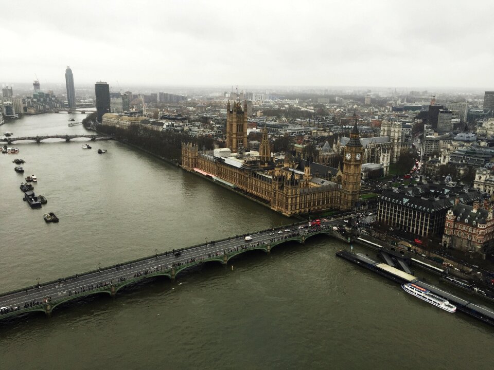 Parliament aerial view scenic