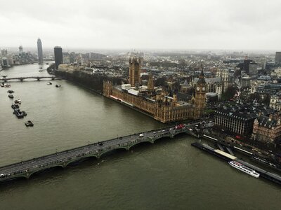Parliament aerial view scenic