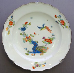 Plate with flowering tree, Meissen, c. 1740, hard-paste porcelain - California Palace of the Legion of Honor - DSC07672