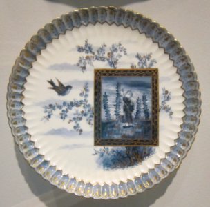 Plate, W. T. Copeland & Sons, soft-paste porcelain with gilding, Honolulu Museum of Art II