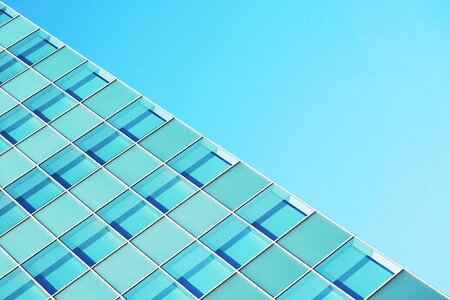 Structure urban glass photo