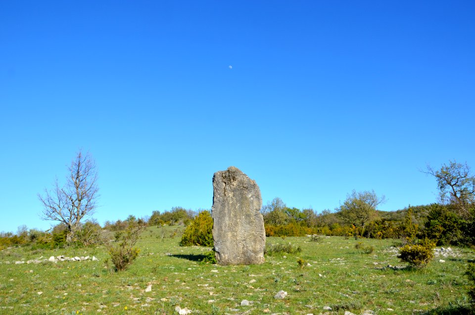 Plateau du Blandas - Menhir et Lune