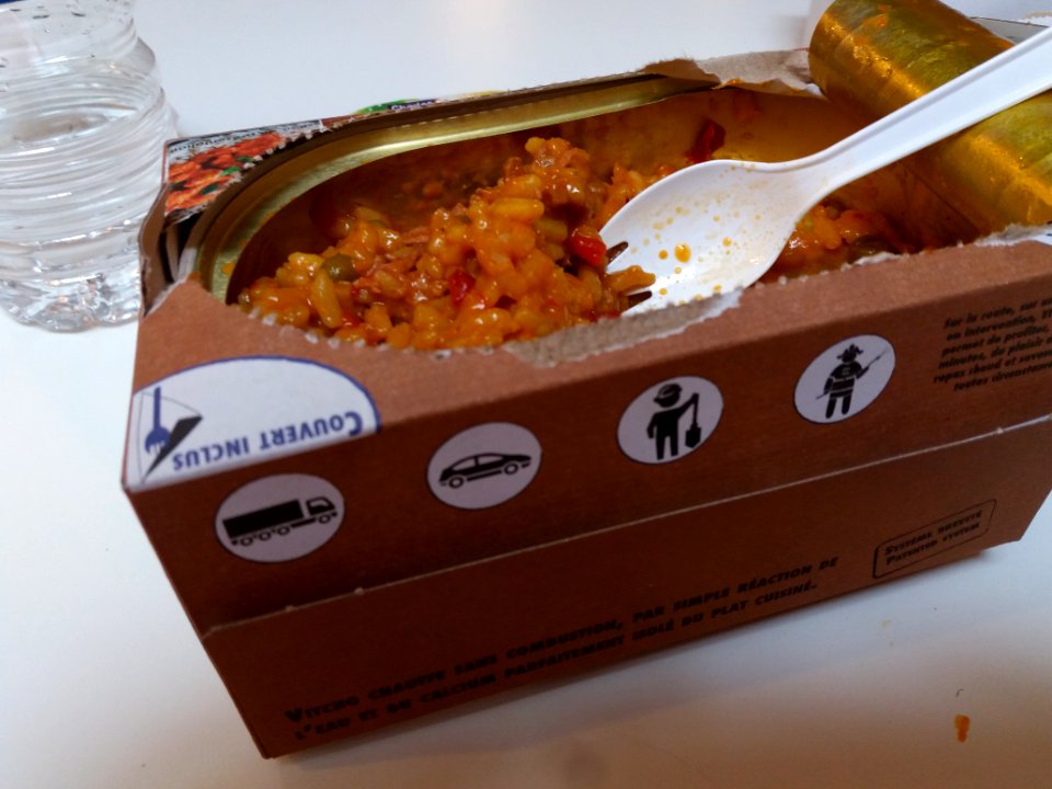 Plat autochauffant Vitcho, dinde riz curry