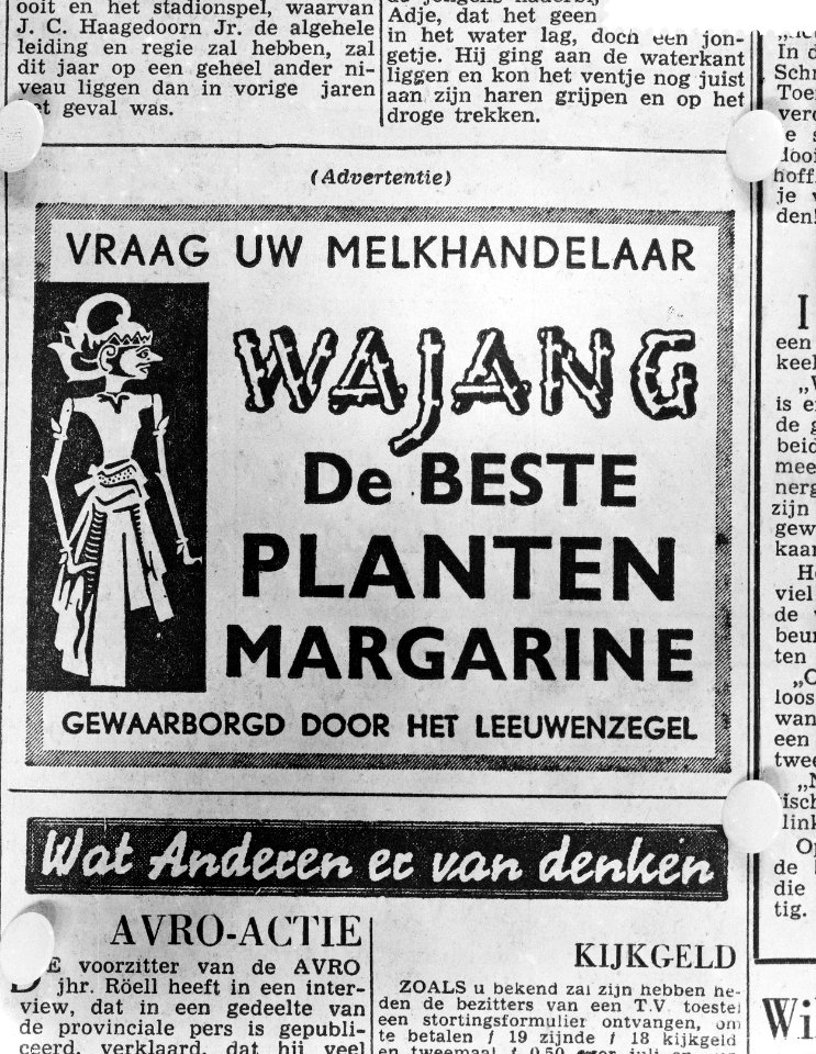 Planta-affaire diverse advertenties, Bestanddeelnr 911-5532