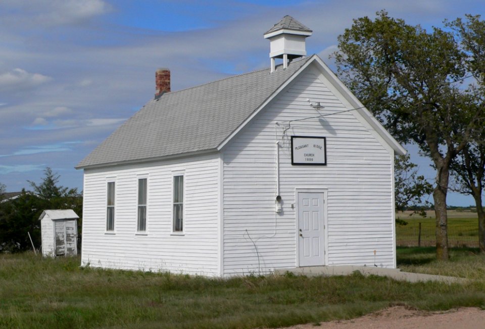 Pleasant Ridge Church (Phillips Co, KS) from SW 1