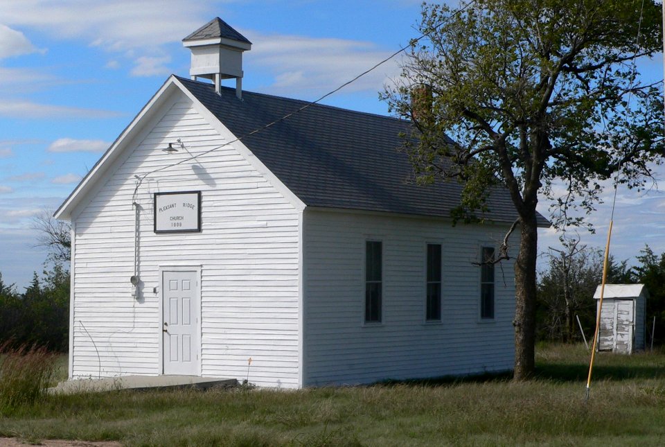 Pleasant Ridge Church (Phillips Co, KS) from SE 1