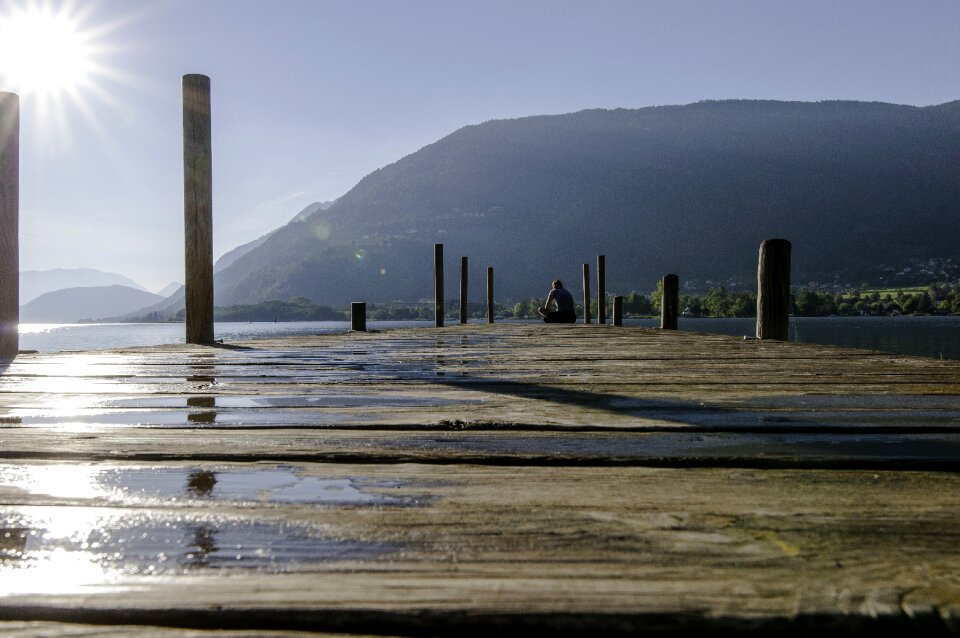 Water jetty nature