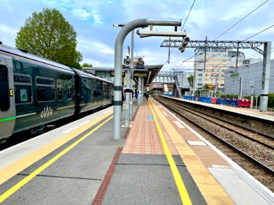Platform 4 at West Ealing 2021 with Class 165 photo