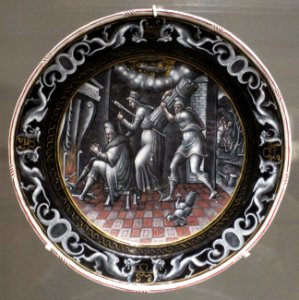 Plate by Pierre Reymond, c. 1566, California Palace of the Legion of Honor