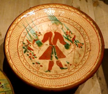 Plate, unidentified - Nordiska museet - Stockholm, Sweden - DSC09875