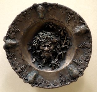 Plaque by Maria Longworth Nichols Storer, 1900, copper and silver electroplated on tin and semiprecious stones - Cincinnati Art Museum - DSC03070