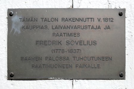 Plaque Brahenkatu 2 Raahe 20190705