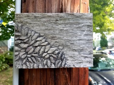 Plaque - Utility pole - Arlington, MA - 20200812 071325