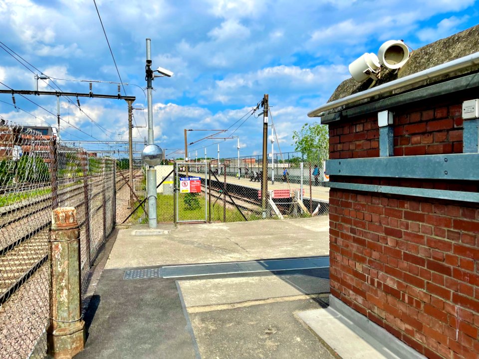 Platform 1 from Passageway, Romford, 2021