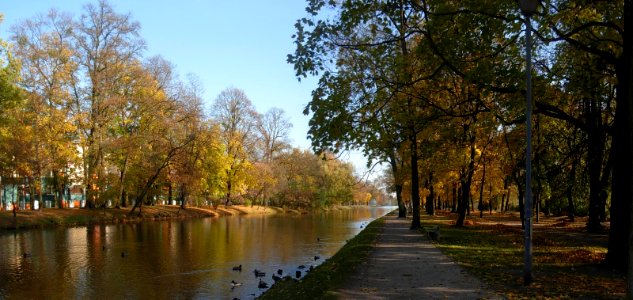Planty nad Kanałem Bydgoskim - panorama 2