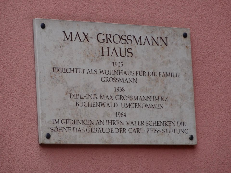 Plaque Forstweg 31, Jena