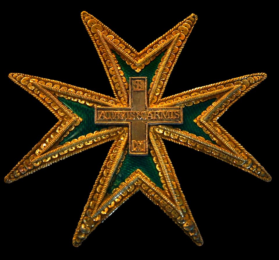 Plaque Chevalier 1ère classe Ordre de Saint Lazare et de Notre Dame du Mont Carmel