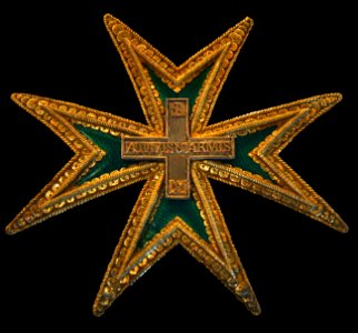Plaque Chevalier 1ère classe Ordre de Saint Lazare et de Notre Dame du Mont Carmel