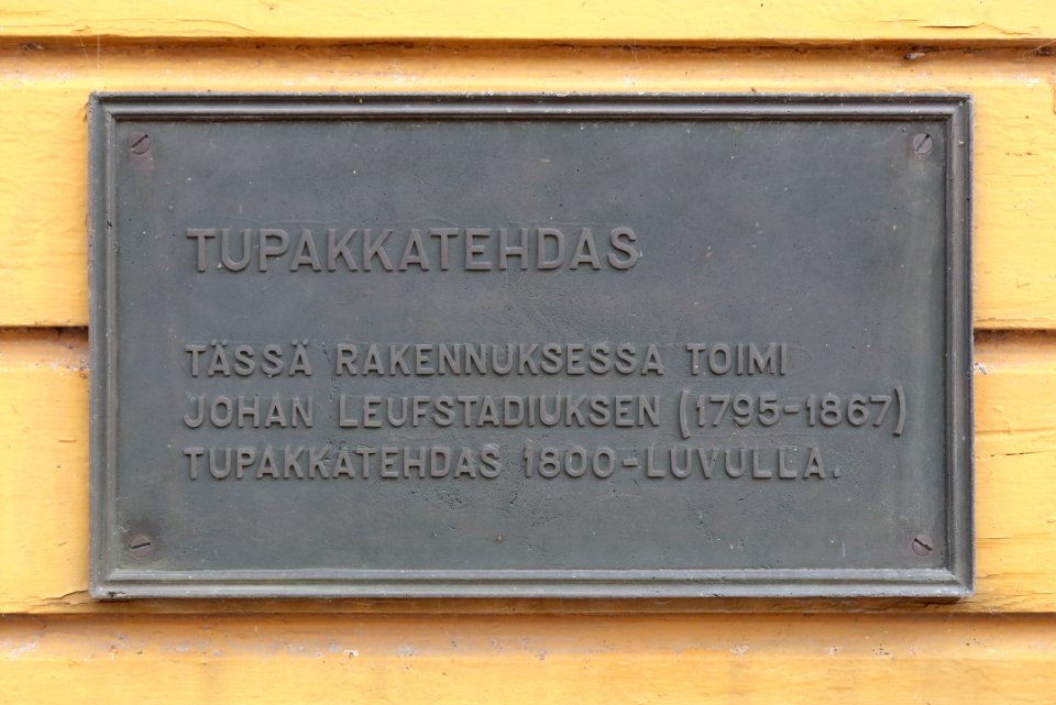Plaque Cortenkatu 1 B Raahe 20200806