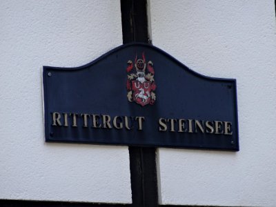 Plaque building Steinsee, Hohenstein
