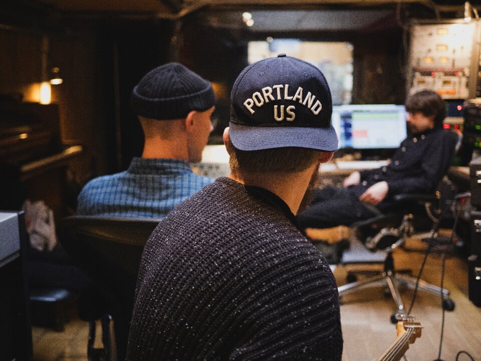 People recording studio studio