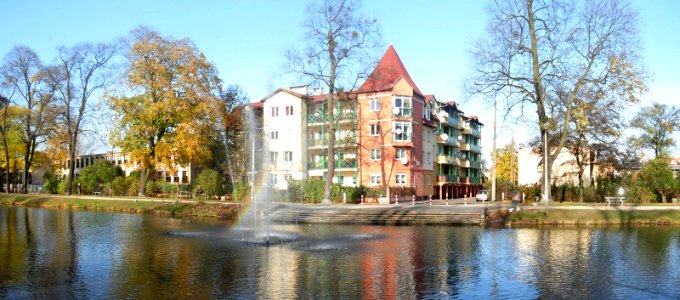 Planty nad Kanałem Bydgoskim - panorama 3c