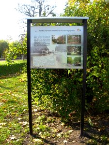 Planty nad KB - tablica informacyjna