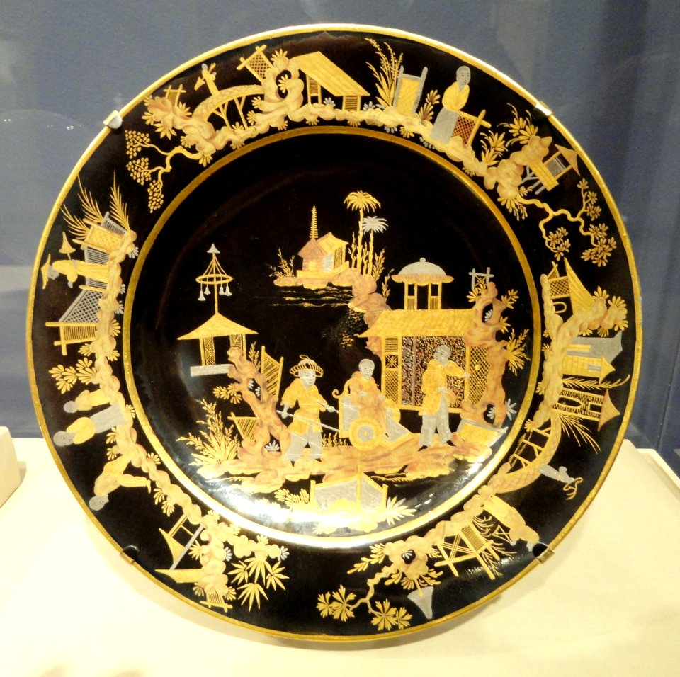 Plate, Jean-Jacques Dieu, Sevres Porcelain Manufactory, 1792 - Nelson-Atkins Museum of Art - DSC08929