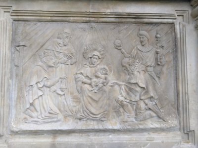 Plastika na sousoší piety Ivaň