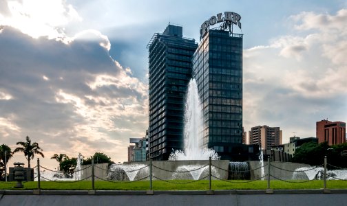 Plaza Venezuela Sunset