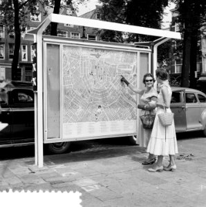 Plattegrond van Amsterdam op het Leidseplein, Bestanddeelnr 907-2304