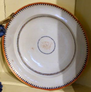 Plate, China, c. 1795, earthenware - Concord Museum - Concord, MA - DSC05763 photo