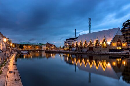 Gothenburg water channel photo