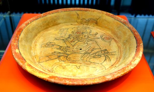 Plate - Classic Maya - Ethnological Museum, Berlin - DSC00683