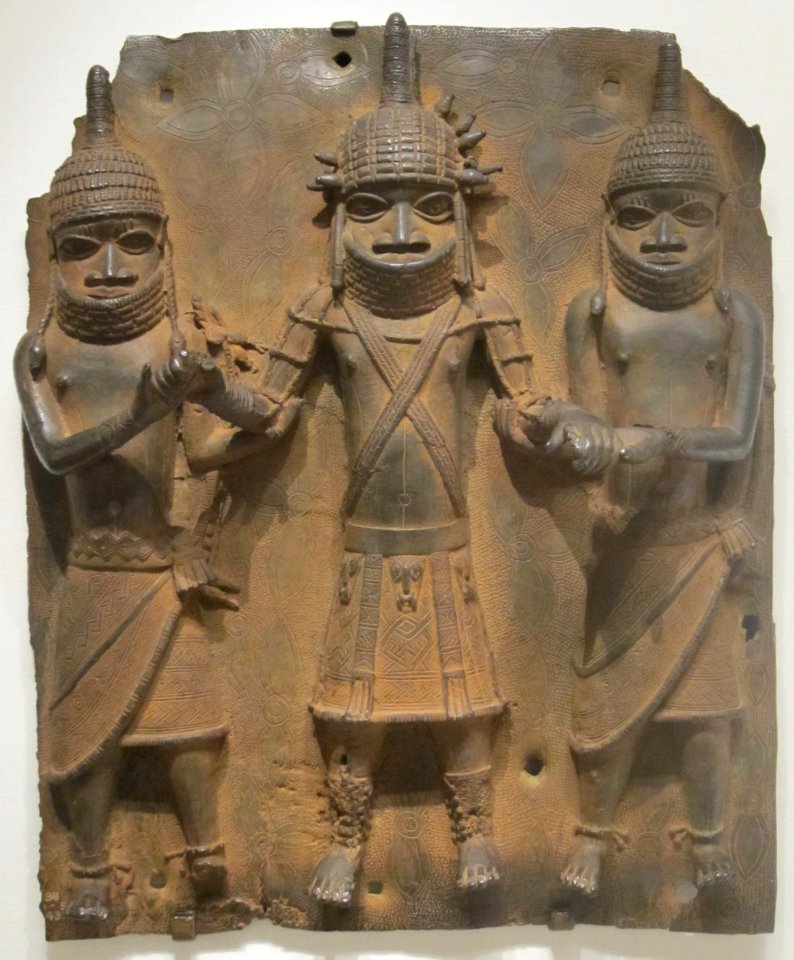 Plaque, possibly 1500s-1600s, brass, Benin Kingdom, Cleveland Museum of Art II