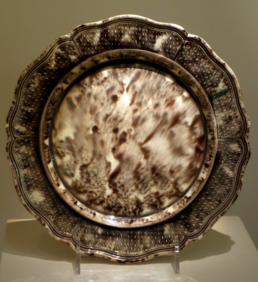 Plate, Josiah Wedgwood and Thomas Whieldon, c. 1770, creamware - Chazen Museum of Art - DSC01969