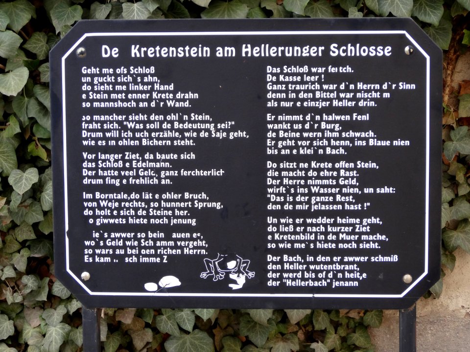 Plaque castle Heldrungen 2