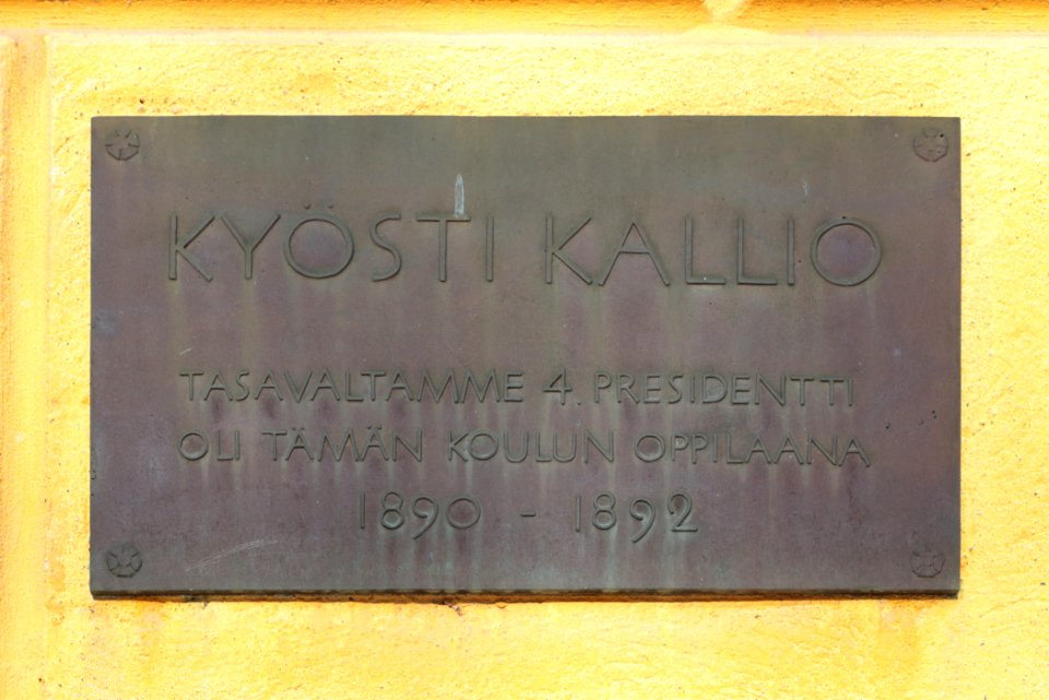 Plaque Kallio Oulu 20210320